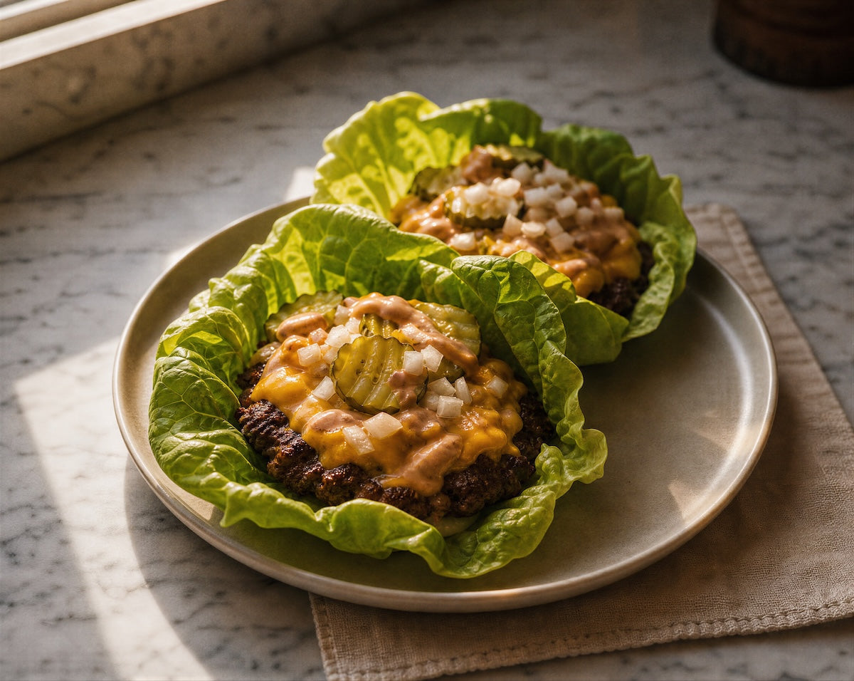 Smash Burger Lettuce Wrap